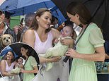 Kate wows young and old on royal walkabout with Prince William on first event of Bahamas visit