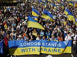 Thousands take to streets for London Stands With Ukraine solidarity march after Russian invasion