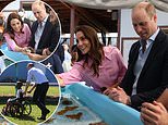 William and Kate visit the Bahamian winners of their £1million eco-Oscars and end Caribbean tour
