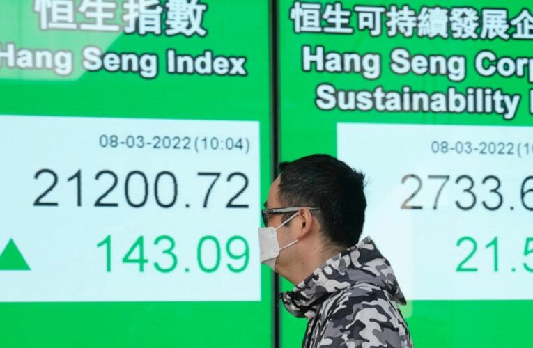 Asian shares extend losses as oil prices push higher