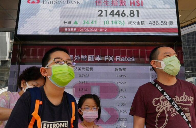 World shares mixed after Wall St gain as markets eye Ukraine