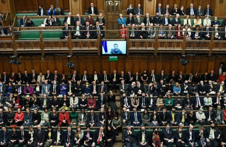 Echoing Churchill, Zelenskyy vows Ukraine will fight to end