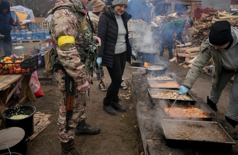 ‘Yes, we need hands’: Kitchen pops up in Ukraine’s capital