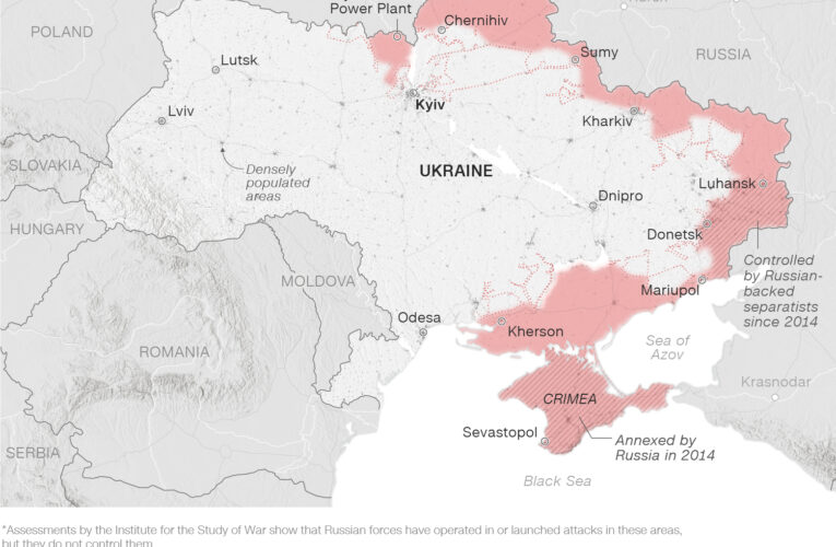 US warns Russia’s invasion may be entering an uncertain stretch as Ukraine says it destroyed a Russian ship and made gains around Kyiv