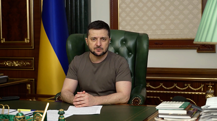 Zelensky says Ukraine’s military has dealt ‘powerful blows’ to Russia as intense combat continues around Kyiv