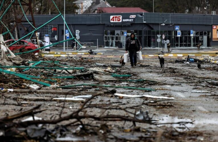 Graphic images: Ukraine accuses Russia of war crimes