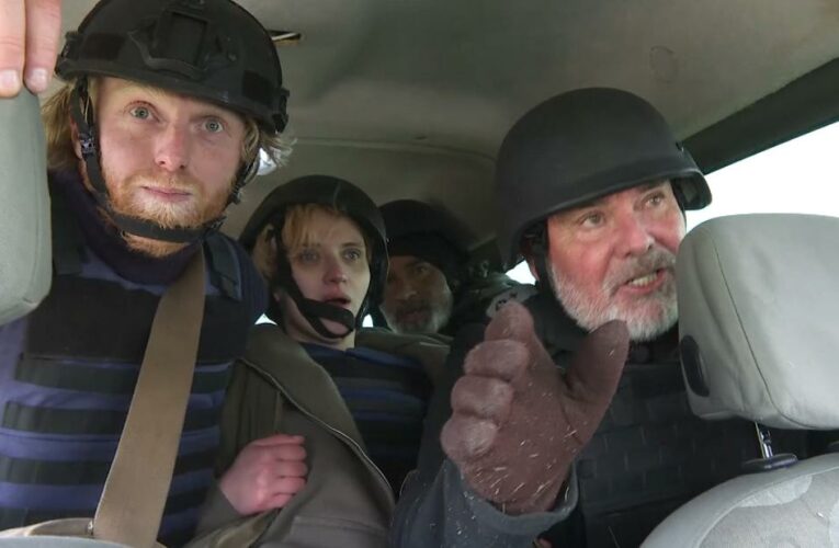Watch: CNN crew survives close call in area under Russian assault