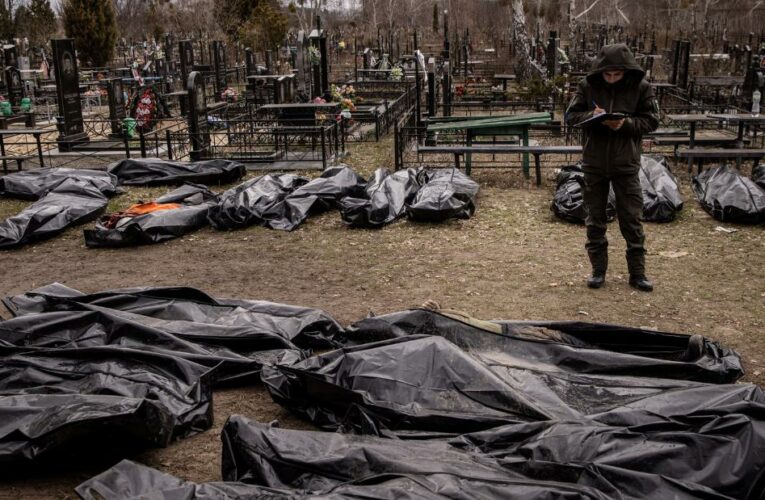 Unclaimed and unidentified: Bucha empties its mass graves