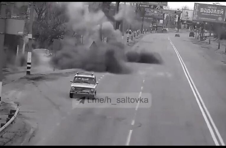 Video: Possible banned cluster munitions used in Ukraine