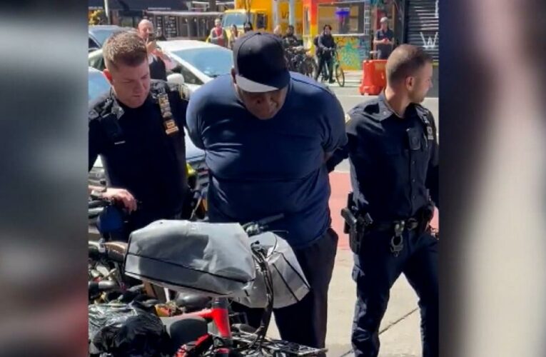 Video shows subway shooting suspect arrested