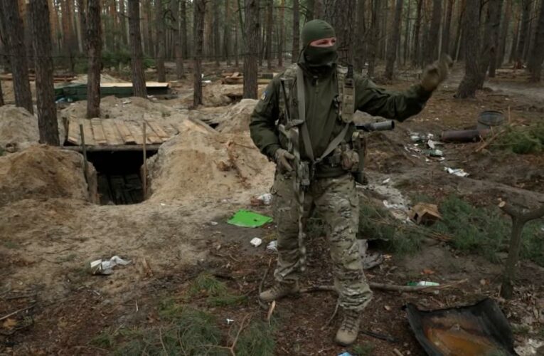 On the ground: An abandoned Russian military camp in a forest near Kyiv reveals horrors of the invasion