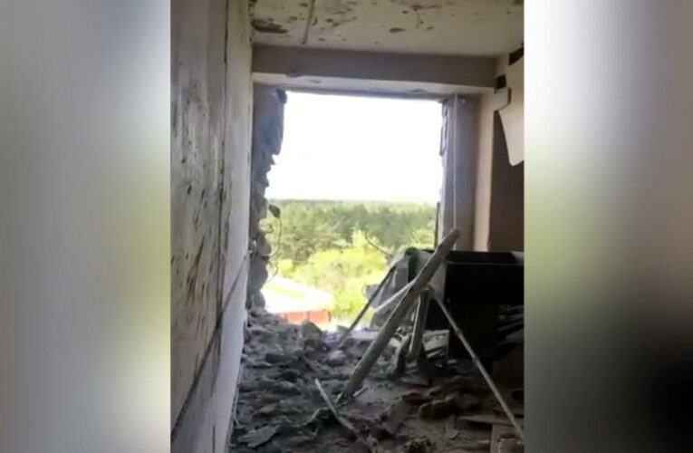 Ukrainian official says ‘Russians knew that the hospital was not vacant’ as geolocated and verified video shows aftermath of the attack