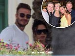 So posh! David and Victoria Beckham arrive in a $200k Maserati for their son Brooklyn’s wedding