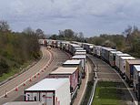 Easter holidaymakers are warned to avoid M20 and A20 due to 23-mile lorry queue