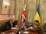 Boris Johnson goes to Kyiv and meets Ukraine president Zelensky in unannounced ‘surprise’ visit