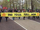 Extinction Rebellion London protests: Activists march on Buckingham Palace