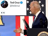 Anyone? Biden sticks out his hand and appears to ‘shake thin air’
