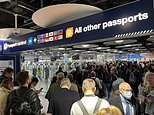 Passengers threaten mutiny after being trapped on planes at Heathrow as Easter travel chaos begins