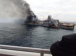 Ukraine war: First pictures show Russian warship Moskva sinking