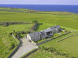 Stunning converted barn with spectacular views of the Cornish coastline goes on the market for £3m