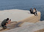 Wedding Cake Rock: Flurry of tourists risk their lives for the perfect selfie enraging Sydneysiders