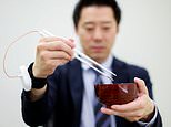 Japanese scientists develop ELECTRIC CHOPSTICKS that recreate the sensation of saltiness
