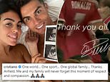 Ronaldo tells Liverpool fans he ‘will never forget’ applause after tragic death of his baby