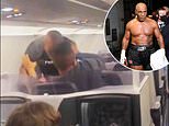 Shocking moment Mike Tyson snaps punches passenger ‘who harassed him’