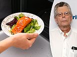 Stephen King is trolled after tweeting his own recipe for MICROWAVED salmon