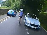 Motorist handed FIVE points and fined over £400 for driving too close to group of cyclists [Video]