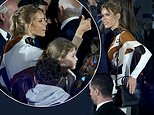 Brigitte Macron’s daughter, 38, celebrates Emmanuel Macron’s election win at rally