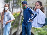 Malia Obama puffs on a cigarette while hanging out with Sasha’s boyfriend in LA