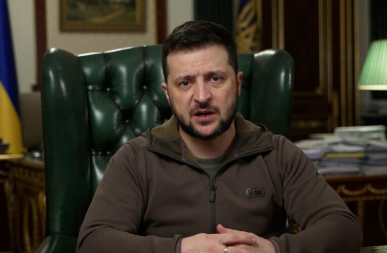 Ukraine’s President says Russia is blaming Ukraine for actions committed by Russian troops. ‘They started a full-scale war and act as if we are to blame for this.’