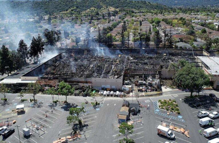 Man charged with setting fire at California Home Depot