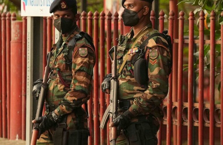 Sri Lankan president declares curfew to preempt protests