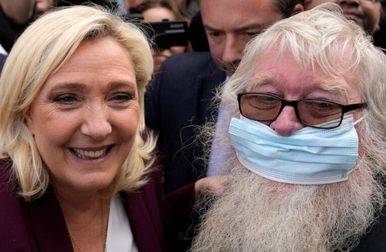 Far-right Le Pen campaigns as French ‘voice of the people’