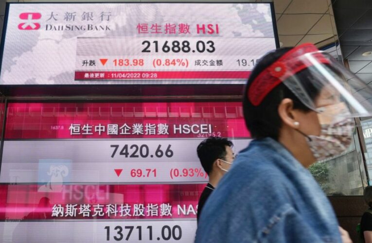 Stocks fall on Wall Street, led by slump in tech companies