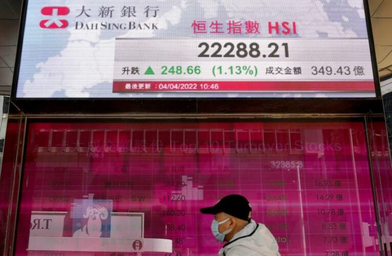 Oil prices up, Asian shares slip after tech rally on Wall St