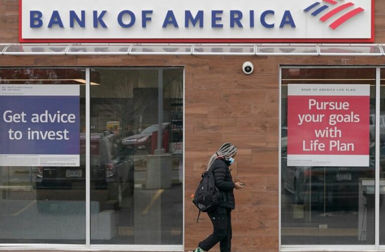 Bank of America Q1 profits fall 12%, much less than rivals