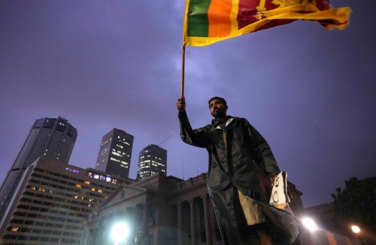 PM says protests are hurting rebuilding of Sri Lanka economy