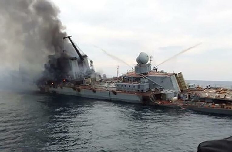 The ship sank after two Ukrainian cruise missiles hit it in mid-April, dealing a blow to the Russian military