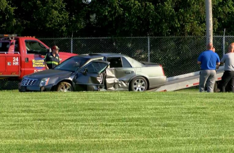 Officials say Vicky White shot herself after a police pursuit ended in a crash that resulted in Casey White being captured