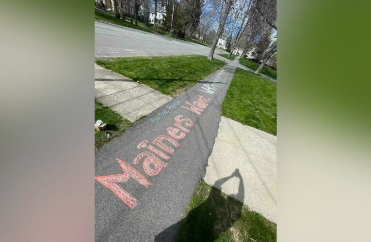 Sen. Collins calls police over abortion rights message written outside her Maine home