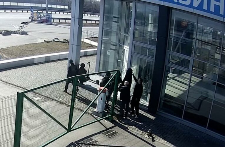 Surveillance video: Russian forces shown shooting civilians
