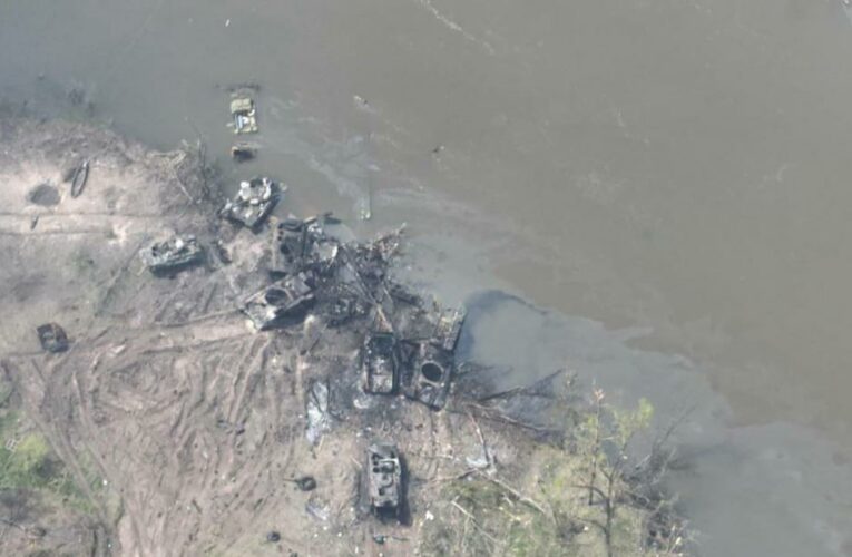 Ukrainians blew up two Russian pontoon bridges, but they may have built a third, satellite image shows