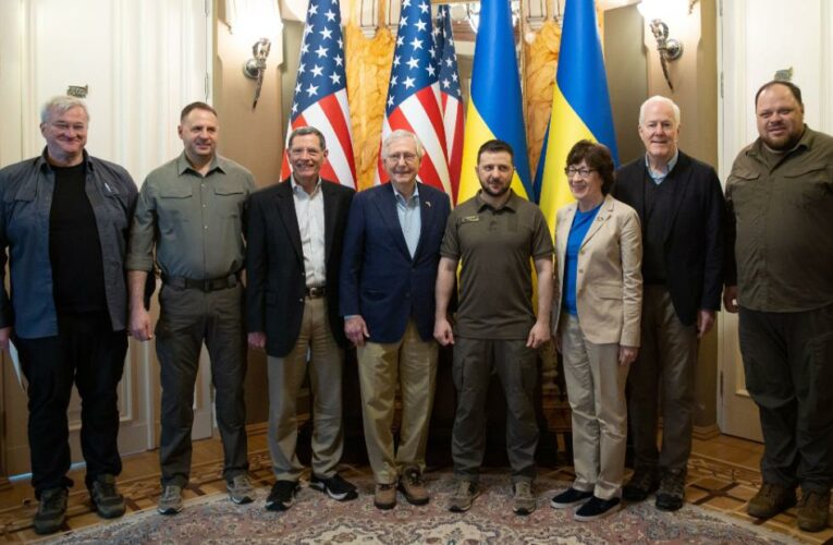 Senators visit: Zelensky welcomes US delegation