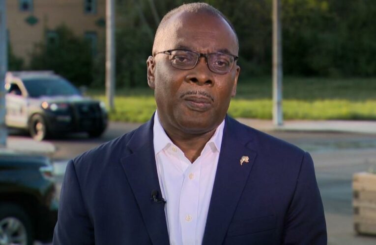 Watch: Buffalo mayor praises hero security guard who engaged shooter