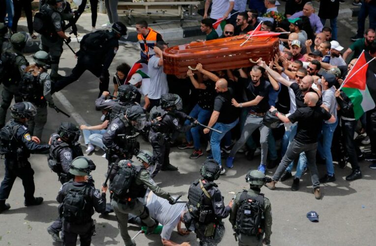Al Jazeera journalist Shireen Abu Akleh’s brother slams violent actions of Israeli police at her funeral