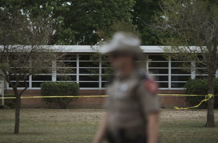 Police engaged the shooter before he got into the building, official says