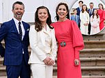 Crown Princess Mary of Denmark attends the confirmation of 15-year-old daughter Princess Isabella